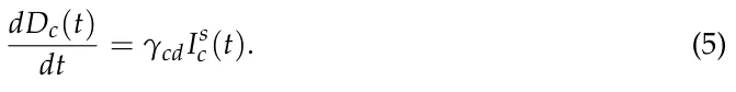 dDc(t) dt = γcdIs c(t). (5)